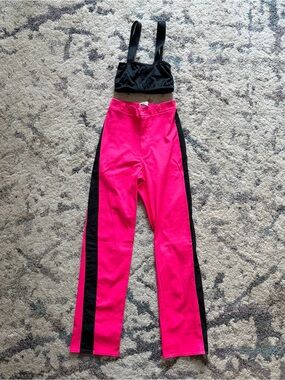 3/$50 Kelle Black & Pink Jazz Dance Costume